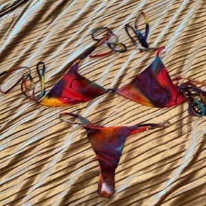 3 piece multi styled swim suit